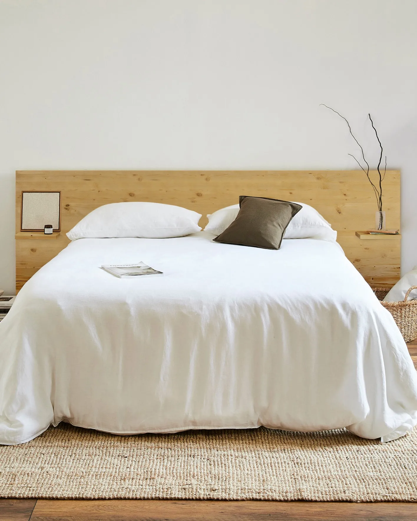 Mesitas De Noche|Cabeceros De Cama-Hannun Cabecero con mesita de noche Nala