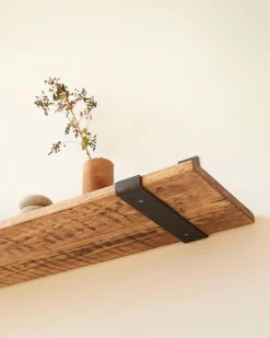 Baldas Y Estantes-Hannun Estantería Wodo madera recuperada