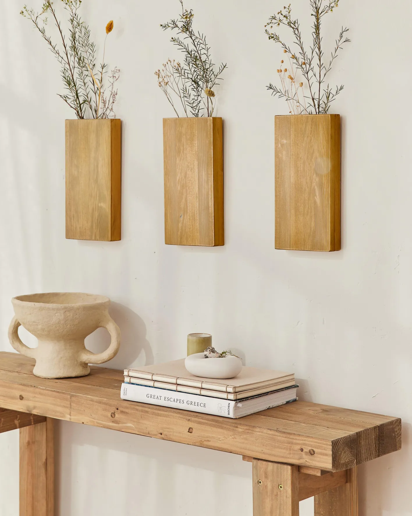 Decoración De Pared|Objetos Decorativos-Hannun Jarrón florero de pared Koen