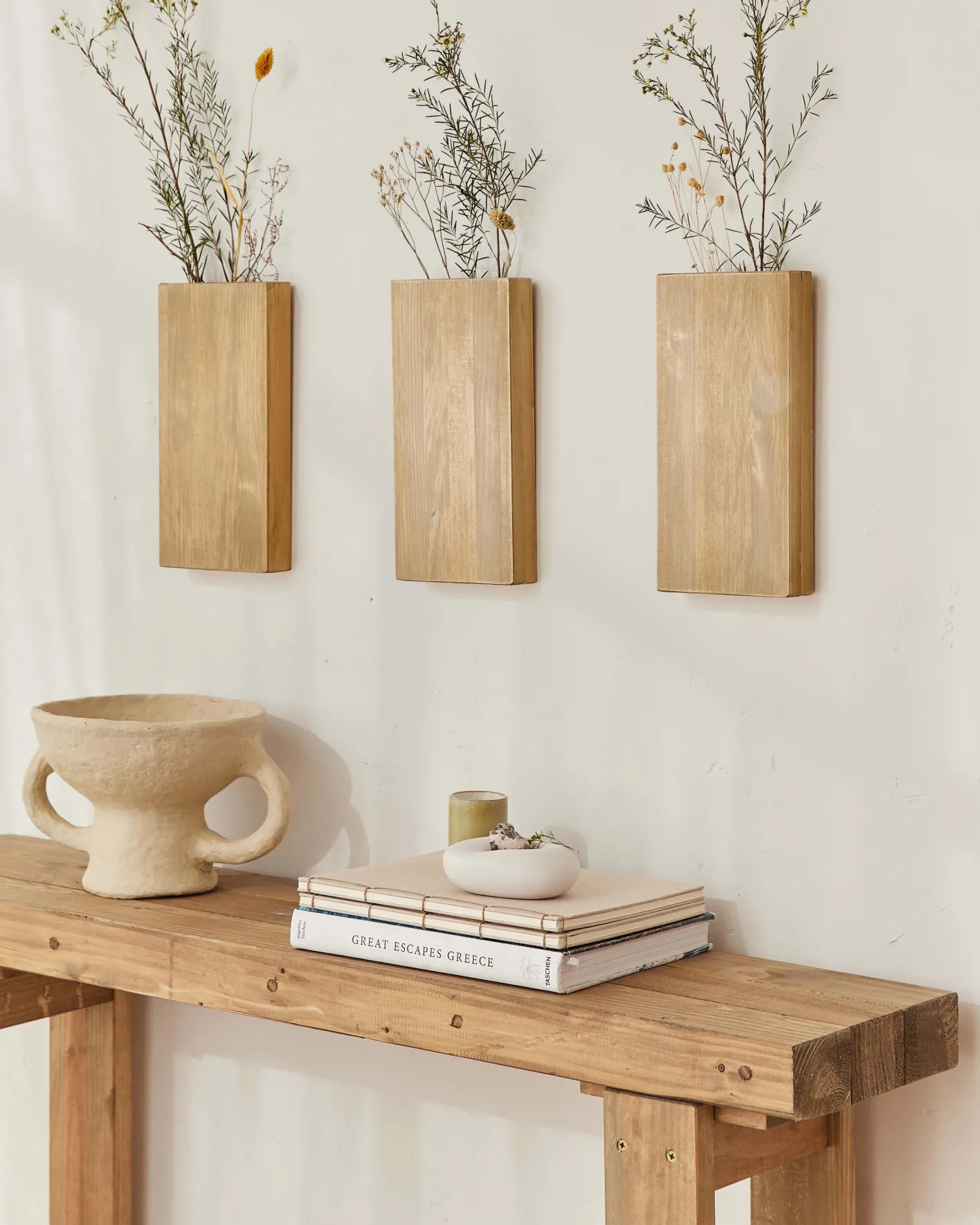 Decoración De Pared|Objetos Decorativos-Hannun Jarrón florero de pared Koen