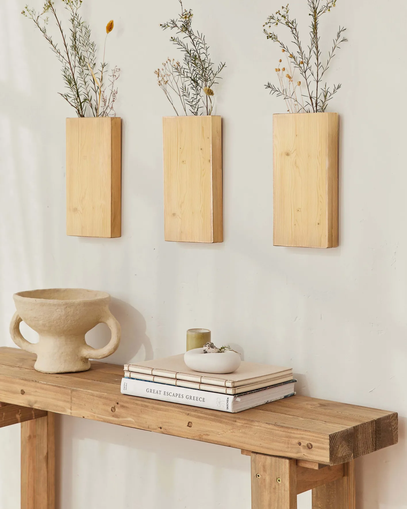 Decoración De Pared|Objetos Decorativos-Hannun Jarrón florero de pared Koen