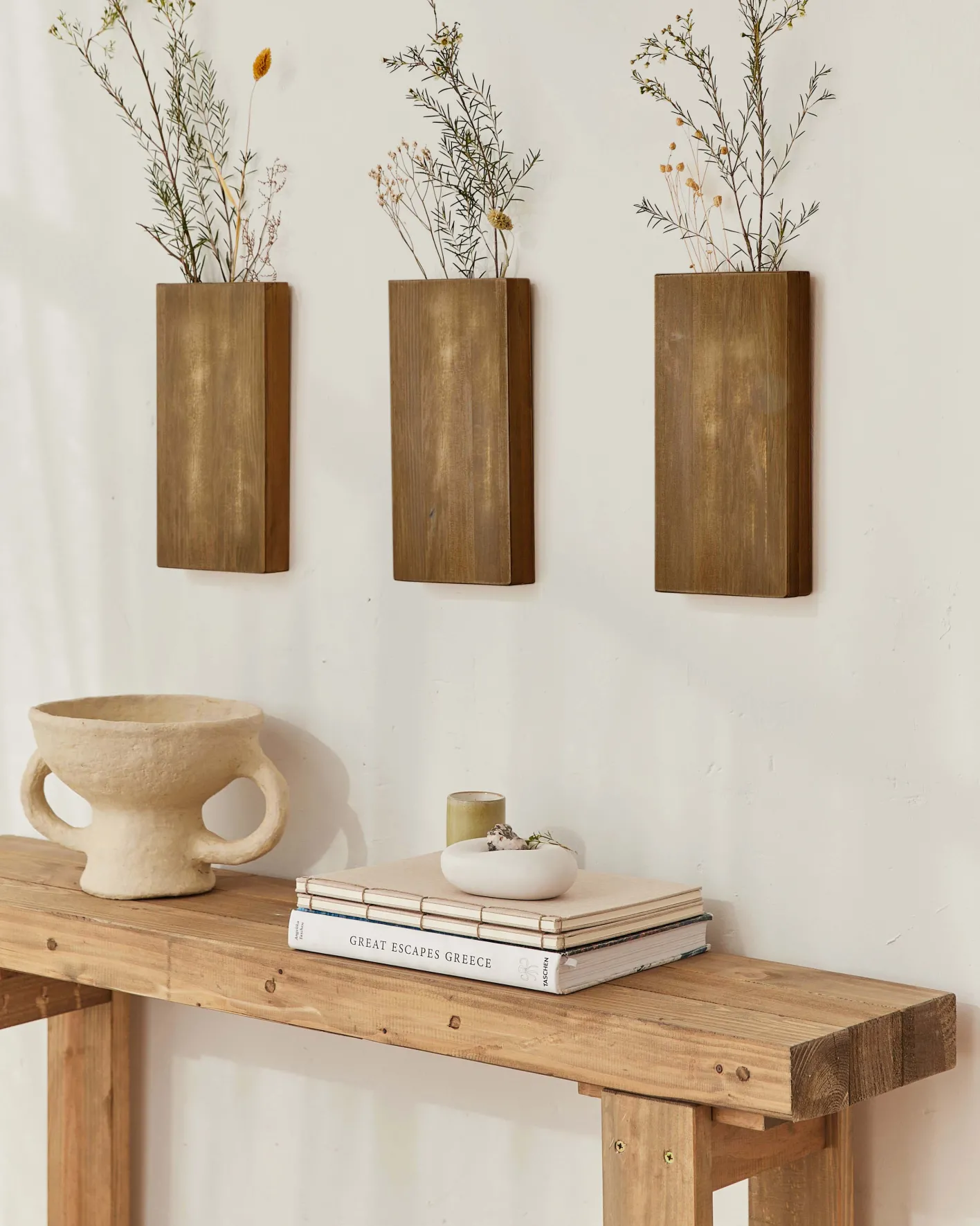 Decoración De Pared|Objetos Decorativos-Hannun Jarrón florero de pared Koen