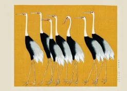 Láminas-Hannun Lámina Japanese Red-Crowned Crane Vintage