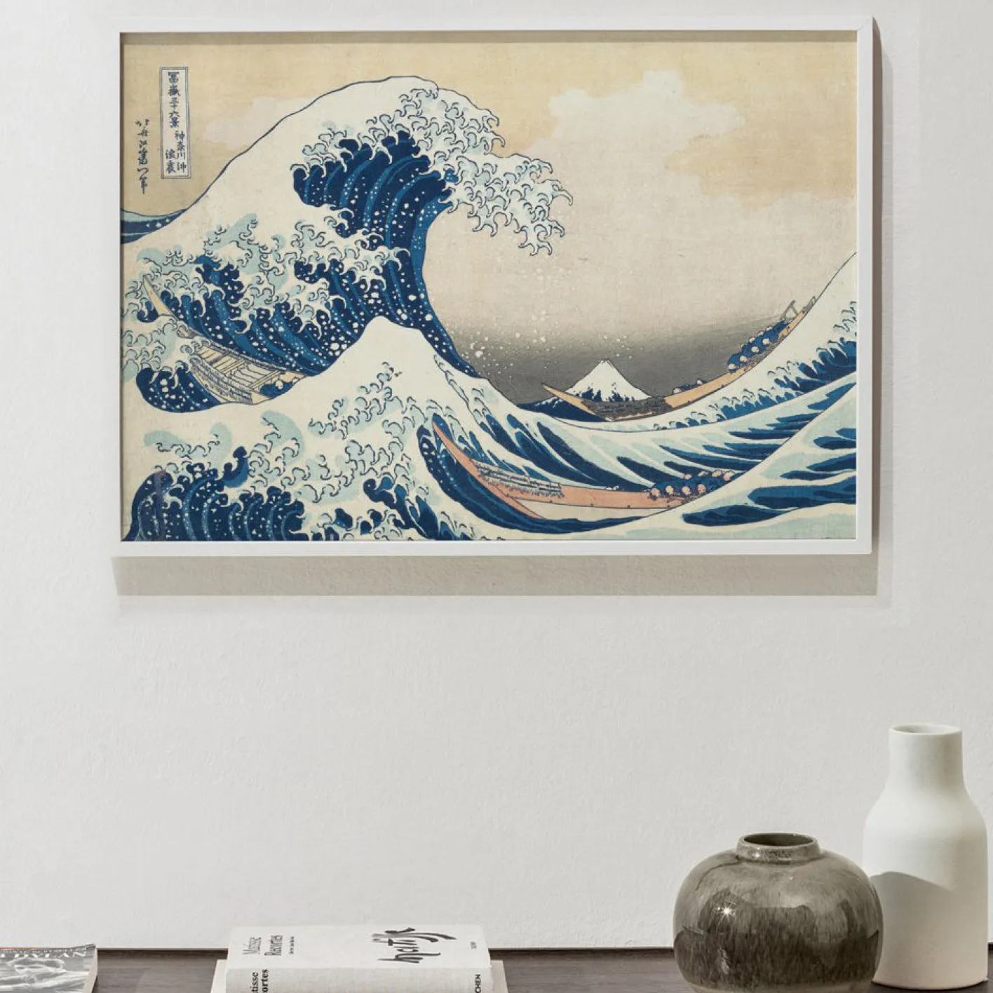 Láminas-Hannun Lámina The Great Wave of Kanagawa