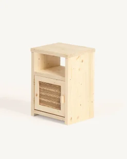 Mesitas De Noche-Hannun Mesita de noche con puerta Kerlin