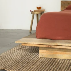 Camas Y Canapés-Hannun Tatami doble con cabecero Anhelí